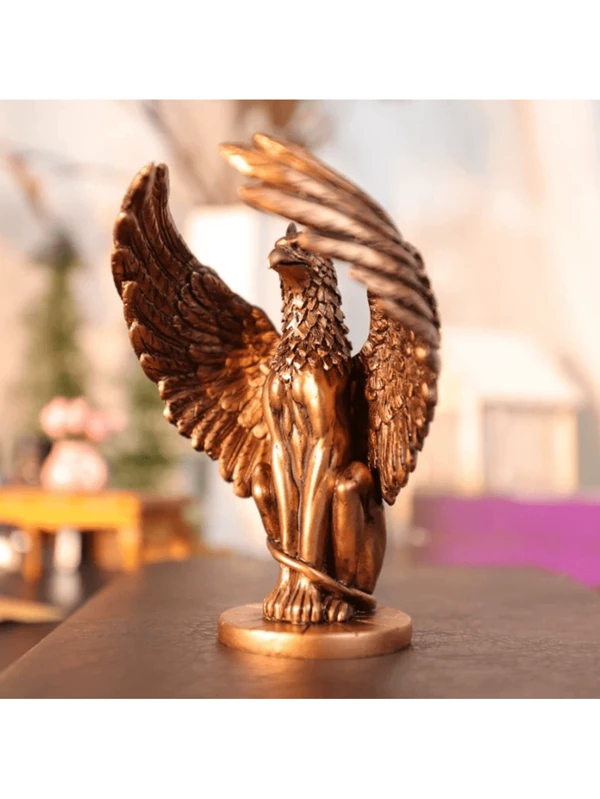 Myth Sculpture Is Suitable For Home And Car Decoration, Sculpture Decoration Resin Craft Creative Home Decoration, Office Desktop Decoration, Decorative Gifts, Birthday Gifts, Christmas Gifts Bronze